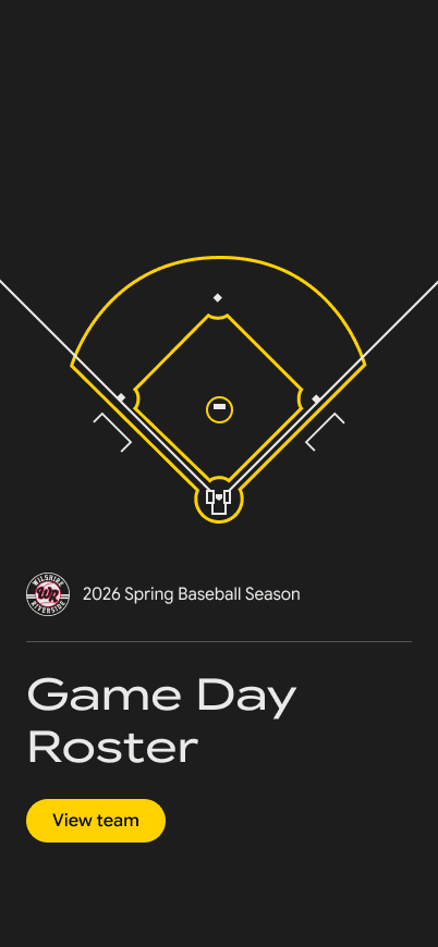 Personal: Baseball roster, screen 1